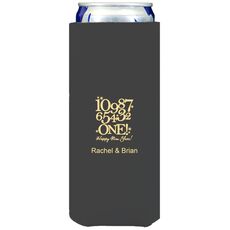 New Year's Countdown Collapsible Slim Huggers