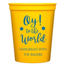 Oy To The World Stadium Cups