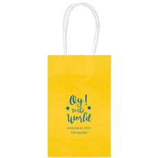 Oy To The World Medium Twisted Handled Bags