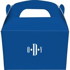 Condensed Monogram Gable Favor Boxes