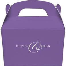 Elegant Ampersand Gable Favor Boxes