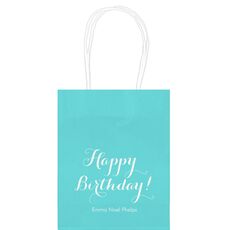 Darling Happy Birthday Mini Twisted Handled Bags