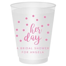 Confetti Dots Her Day Shatterproof Cups