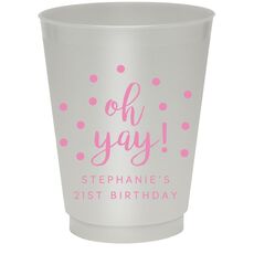 Confetti Dots Oh Yay! Colored Shatterproof Cups