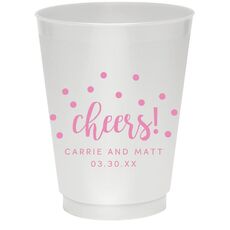 Confetti Dots Cheers Colored Shatterproof Cups
