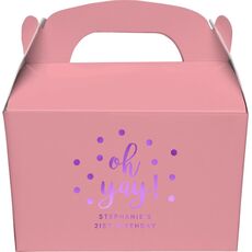 Confetti Dots Oh Yay! Gable Favor Boxes