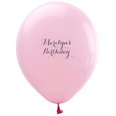 Darling Script Latex Balloons