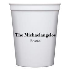 Michaelangelo Stadium Cups