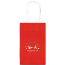 Confetti Dots Cheers Medium Twisted Handled Bags