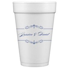 Bellissimo Scrolled Styrofoam Cups