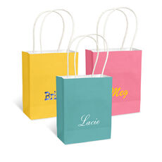 Design Your Own Big Name Mini Twisted Handled Bags