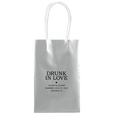 Drunk in Love Heart Medium Twisted Handled Bags