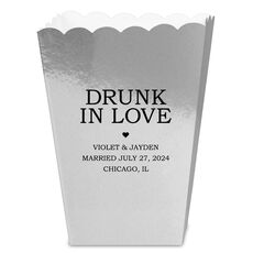 Drunk in Love Heart Mini Popcorn Boxes
