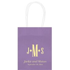 Condensed Monogram with Text Mini Twisted Handled Bags
