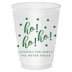 Confetti Dots Ho! Ho! Ho! Shatterproof Cups