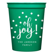 Confetti Dots Oh Joy Stadium Cups