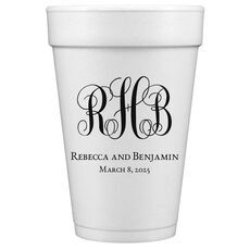 Personalized Styrofoam Cups for Weddings, Birthday Parties, Corporate  Events, BBQs, House Warming Gifts and Graduation Foam Cups.