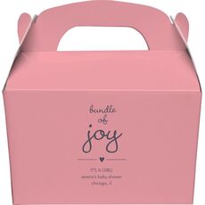Heart Bundle of Joy Gable Favor Boxes