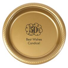 Pick Your Own Fun Scroll Plastic Plates