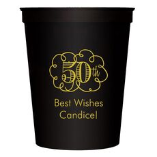 Pick Your Own Fun Scroll Stadium Cups