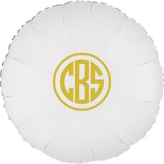 Framed Rounded Monogram Mylar Balloons