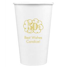 Pick Your Own Fun Scroll Paper Coffee Cups