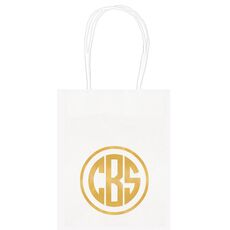 Framed Rounded Monogram Mini Twisted Handled Bags