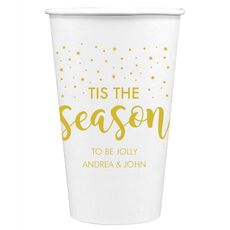 Tis The Season Paper Coffee Cups