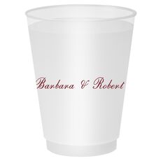 Formal Script Shatterproof Cups