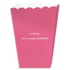 Counting the Number of Days Mini Popcorn Boxes