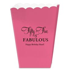 Fifty-Five & Fabulous Mini Popcorn Boxes
