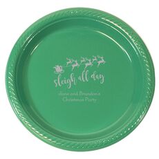 Sleigh All Day Plastic Plates