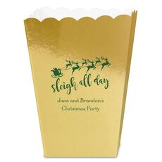 Sleigh All Day Mini Popcorn Boxes