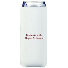 Basic Text of Your Choice Collapsible Slim Huggers