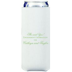 Basic Text of Your Choice Collapsible Slim Huggers