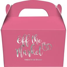 Off The Market Rings Gable Favor Boxes