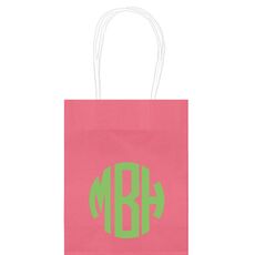 Rounded Monogram Mini Twisted Handled Bags