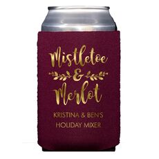 Mistletoe and Merlot Collapsible Huggers