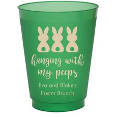 Hanging With My Peeps Easter Colored Shatterproof Cups