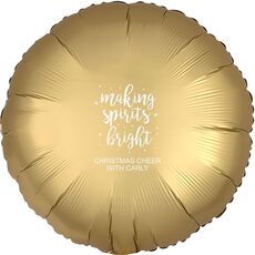 Making Spirits Bright Mylar Balloons
