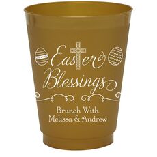 Easter Blessings Colored Shatterproof Cups