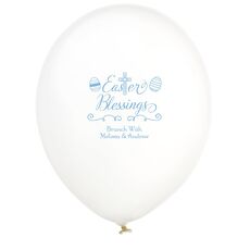 Easter Blessings Latex Balloons