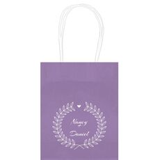 Heart and Wreath Mini Twisted Handled Bags