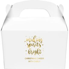Making Spirits Bright Gable Favor Boxes