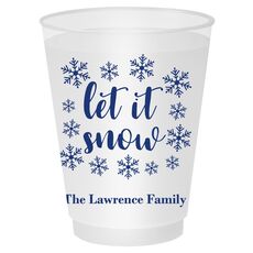 Let It Snow Shatterproof Cups