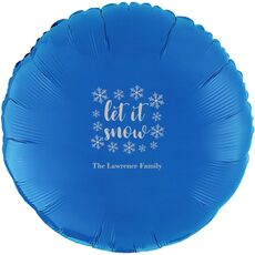 Let It Snow Mylar Balloons