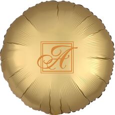 Framed Initial Mylar Balloons