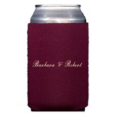 Formal Script Collapsible Huggers