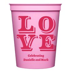 Retro Love Stadium Cups