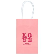 Retro Love Medium Twisted Handled Bags